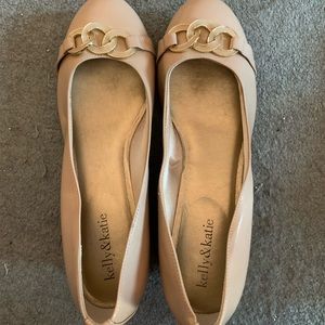 kelly&katie nude wedge